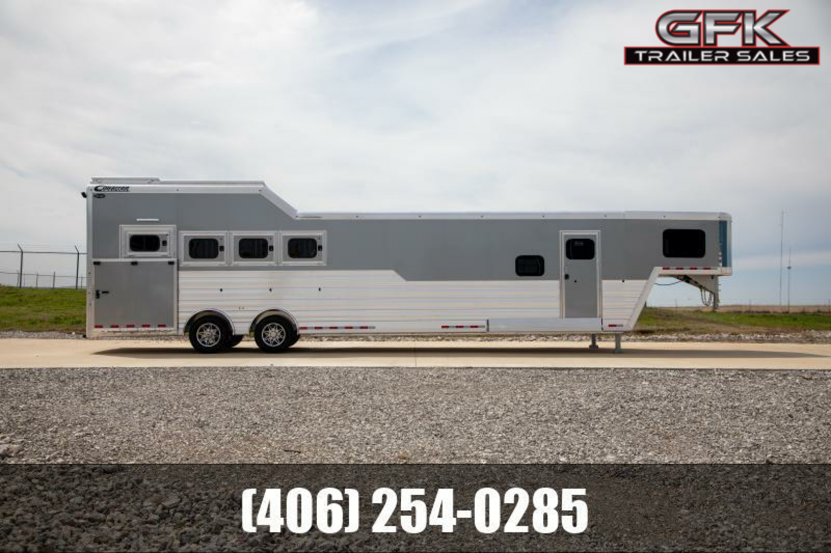 New 2023 Cimarron Norstar 4 Horse Sideload 15'6" Outlaw Living Quarter
