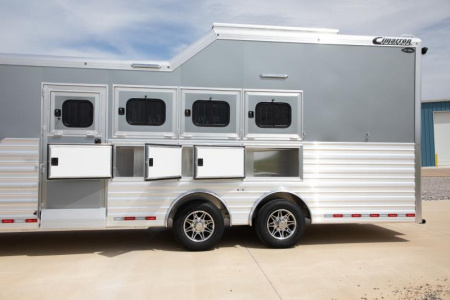 New 2023 Cimarron Norstar 4 Horse Sideload 15'6" Outlaw Living Quarter