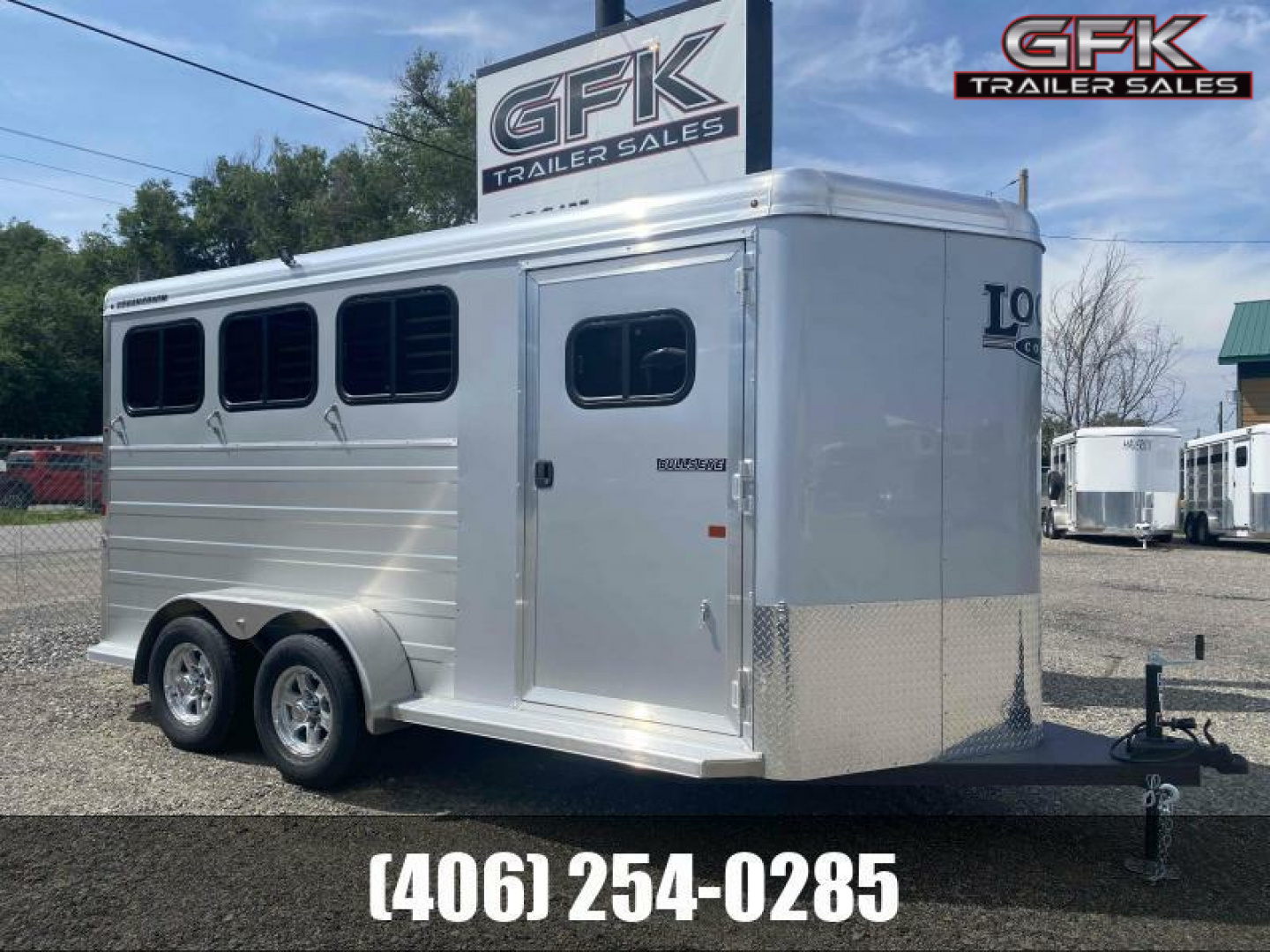 New 2026 Logan Bullseye 3 Horse Bumper Pull