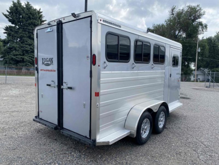 New 2026 Logan Bullseye 3 Horse Bumper Pull