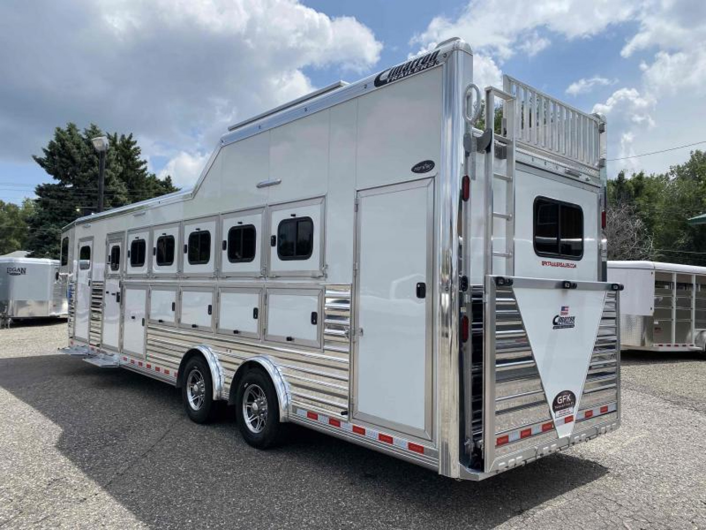 New 2024 Cimarron Norstar 6 Horse Trainer Trailer