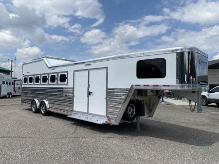 New 2024 Cimarron Norstar 6 Horse Trainer Trailer