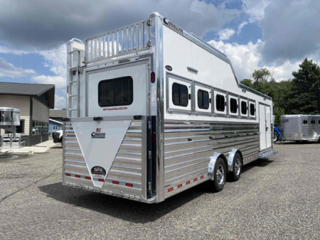 New 2024 Cimarron Norstar 6 Horse Trainer Trailer