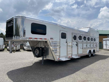 New 2024 Cimarron Norstar 6 Horse Trainer Trailer