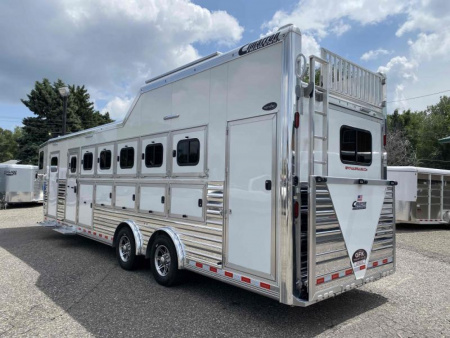 New 2024 Cimarron Norstar 6 Horse Trainer Trailer