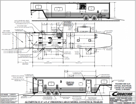 New 2023 Cimarron Freedom Toyhauler 16' Garage 16' Outlaw Living Quarter