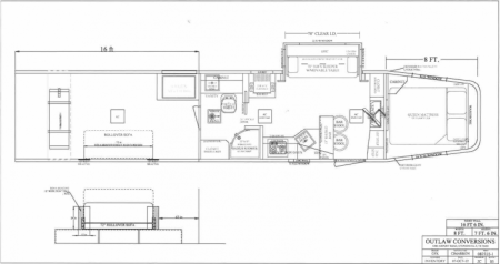 New 2023 Cimarron Freedom Toyhauler 16' Garage 16' Outlaw Living Quarter