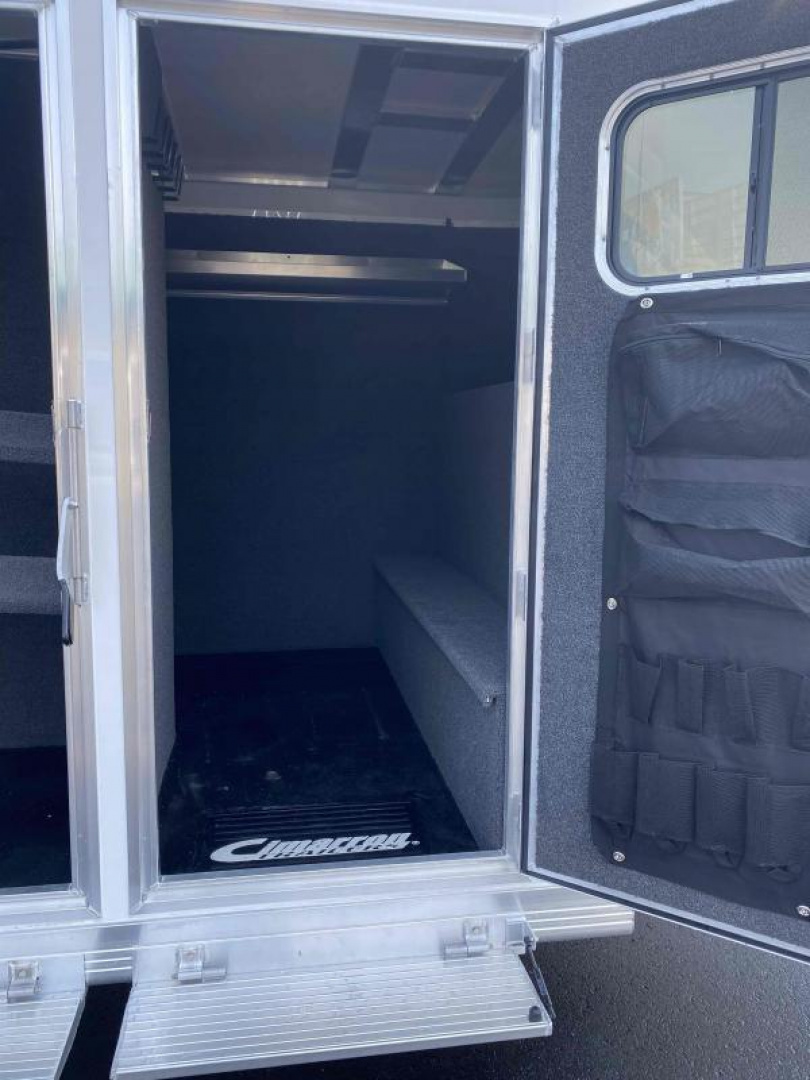 New 2024 Cimarron Norstar 2 Horse Gooseneck with Closet Tack