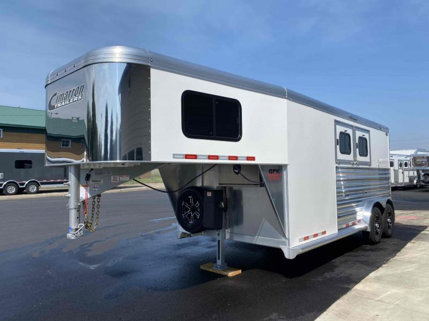 New 2024 Cimarron Norstar 2 Horse Gooseneck with Closet Tack