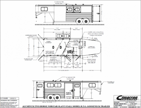 New 2024 Cimarron Norstar 2 Horse Gooseneck with Closet Tack
