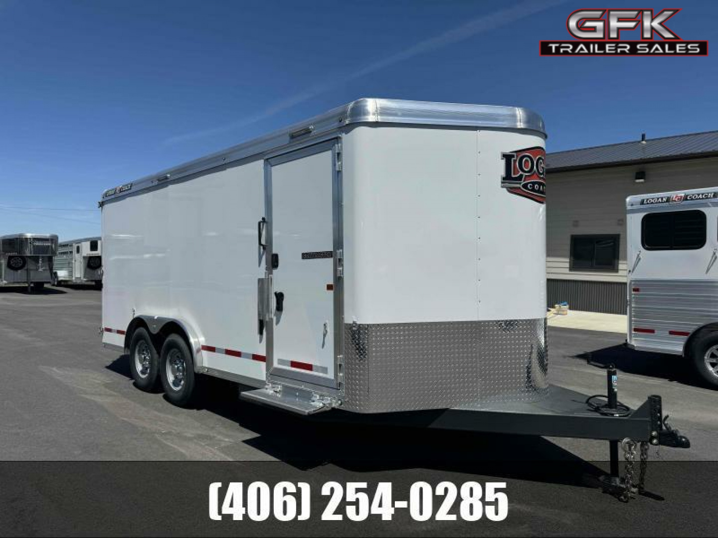 New 2026 Logan Contractor 8' x 16' Bumper Pull