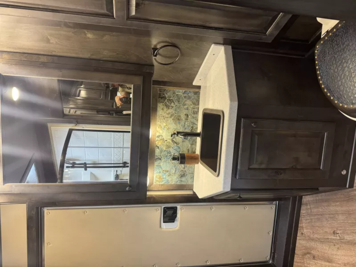 New 2026 Cimarron 4 Horse Side Load with 17'9" Living Quarter by Outlaw Conversions