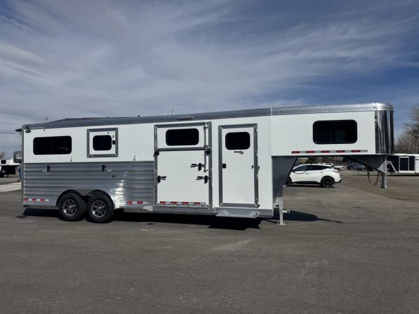 New 2025 Cimarron 2+1 Warmblood Gooseneck  Trailer