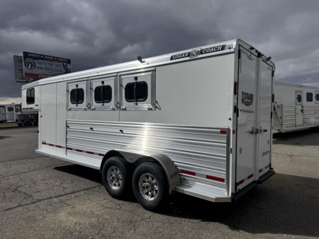 New 2025 Logan Bullseye XL 3 Horse with Closet Tack