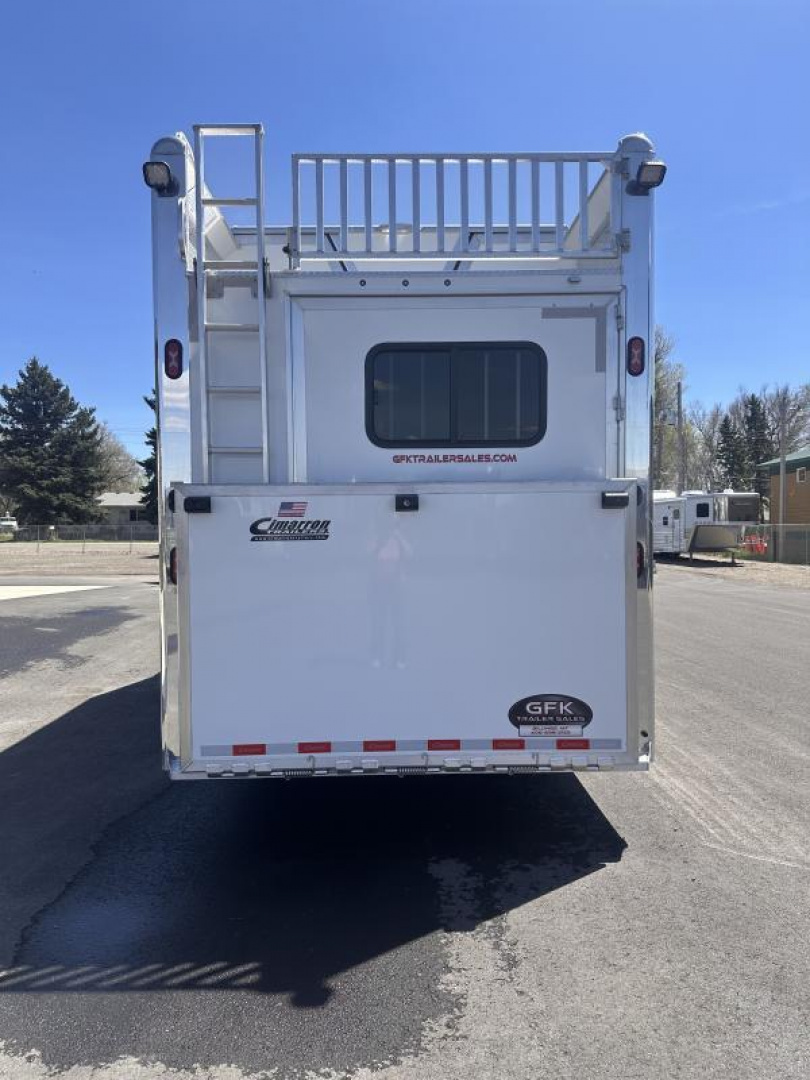 New 2025 Cimarron Norstar 7 Horse Trainer Trailer
