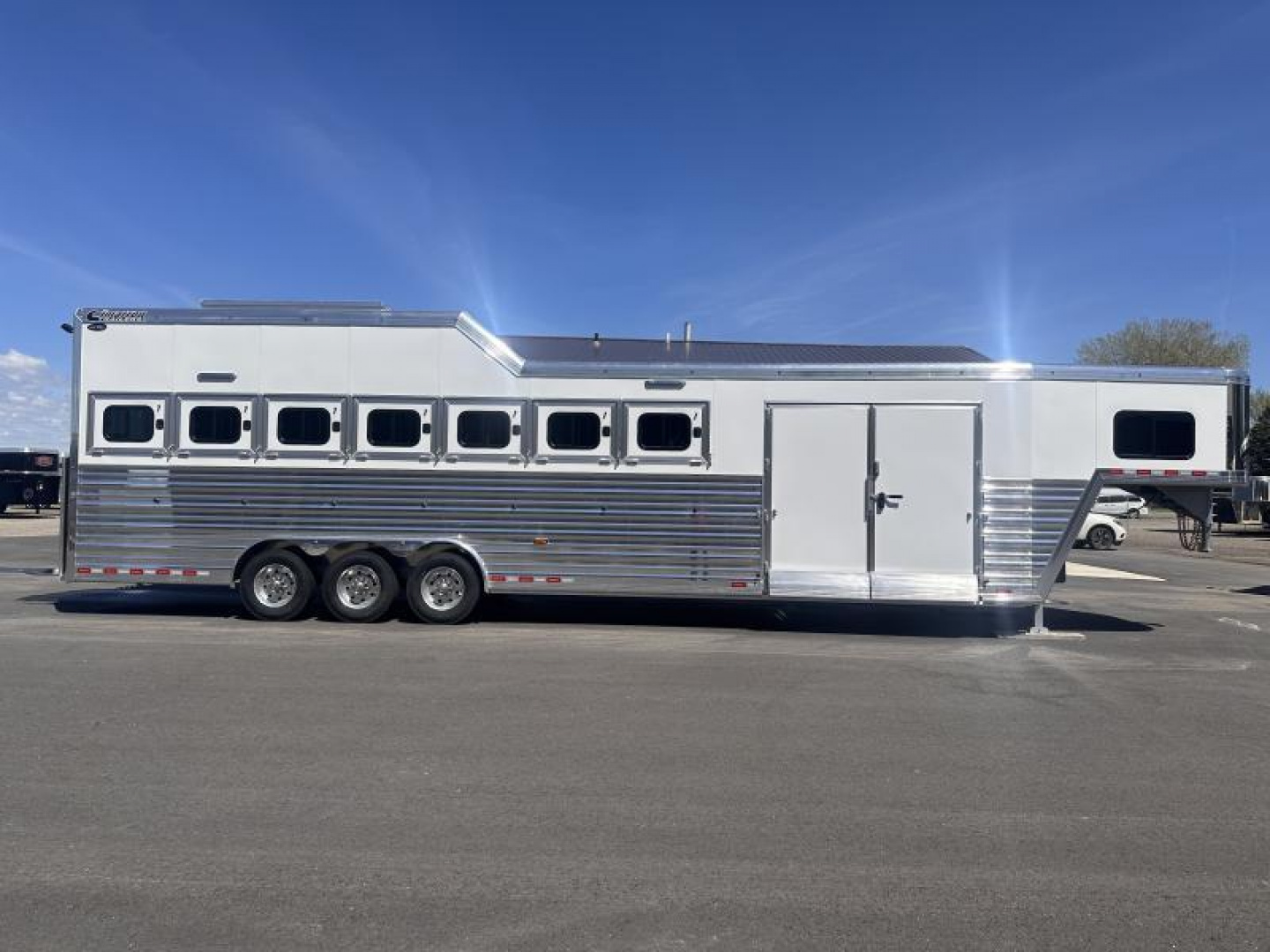 New 2025 Cimarron Norstar 7 Horse Trainer Trailer