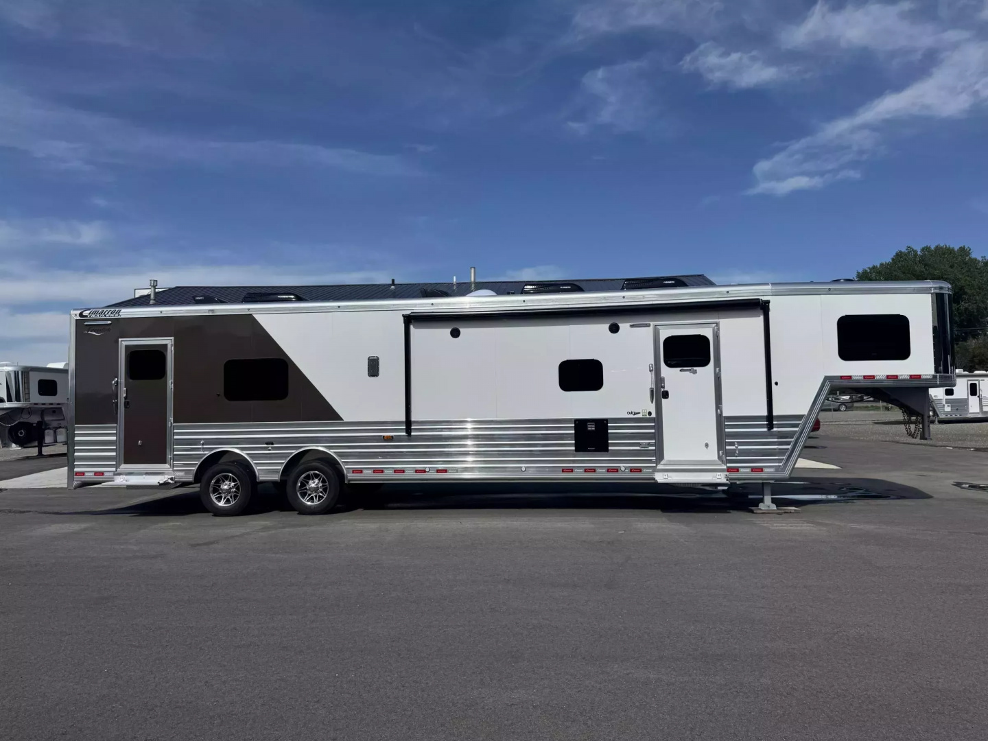 New 2025 Cimarron Freedom 16' Garage 16'6" Living Quarter Multisport Trailer