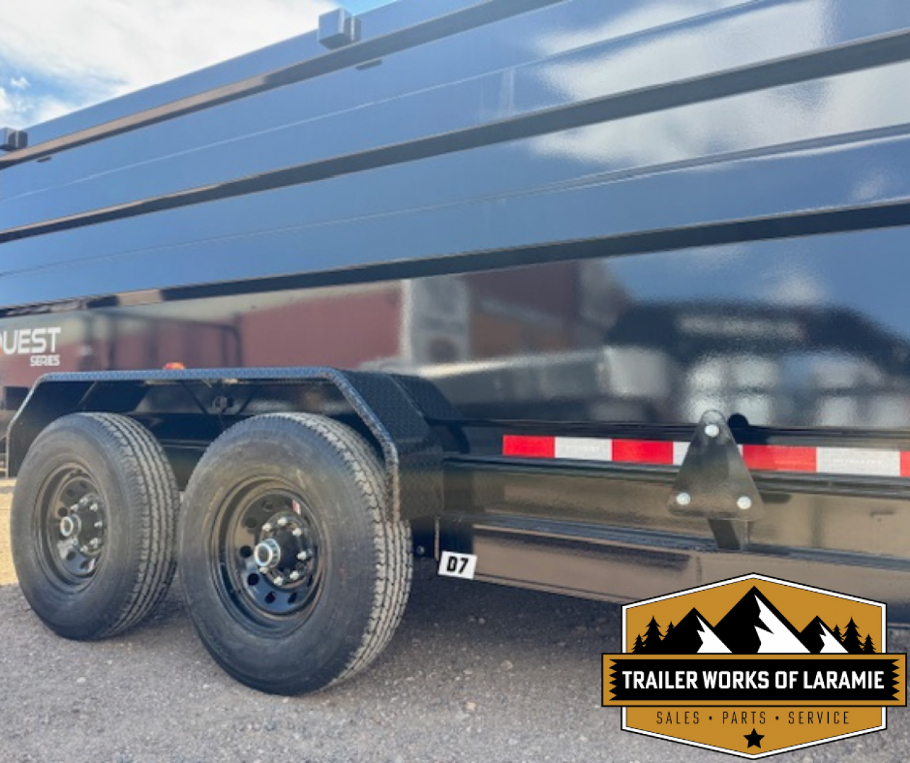 New 2026 PJ D7 DUMP TRAILER 7X14 14K BP- 4FT Sides