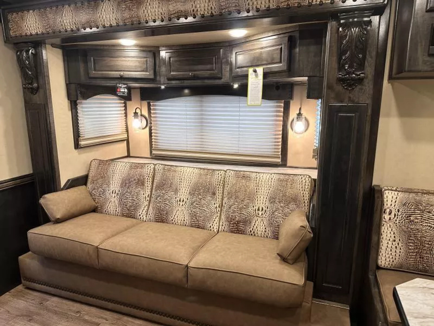 New 2025 Cimarron 3 Horse Side Load with 14'9" Living Quarter by Outlaw Conversions