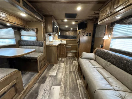 Used 2021 Cimarron Norstar 3 Horse with 15'6" Outlaw Conversions Living Quarter
