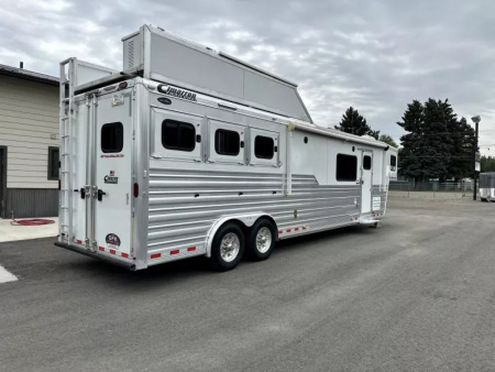 Used 2021 Cimarron Norstar 3 Horse with 15'6" Outlaw Conversions Living Quarter