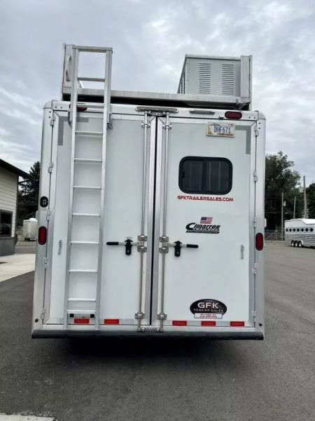 Used 2021 Cimarron Norstar 3 Horse with 15'6" Outlaw Conversions Living Quarter