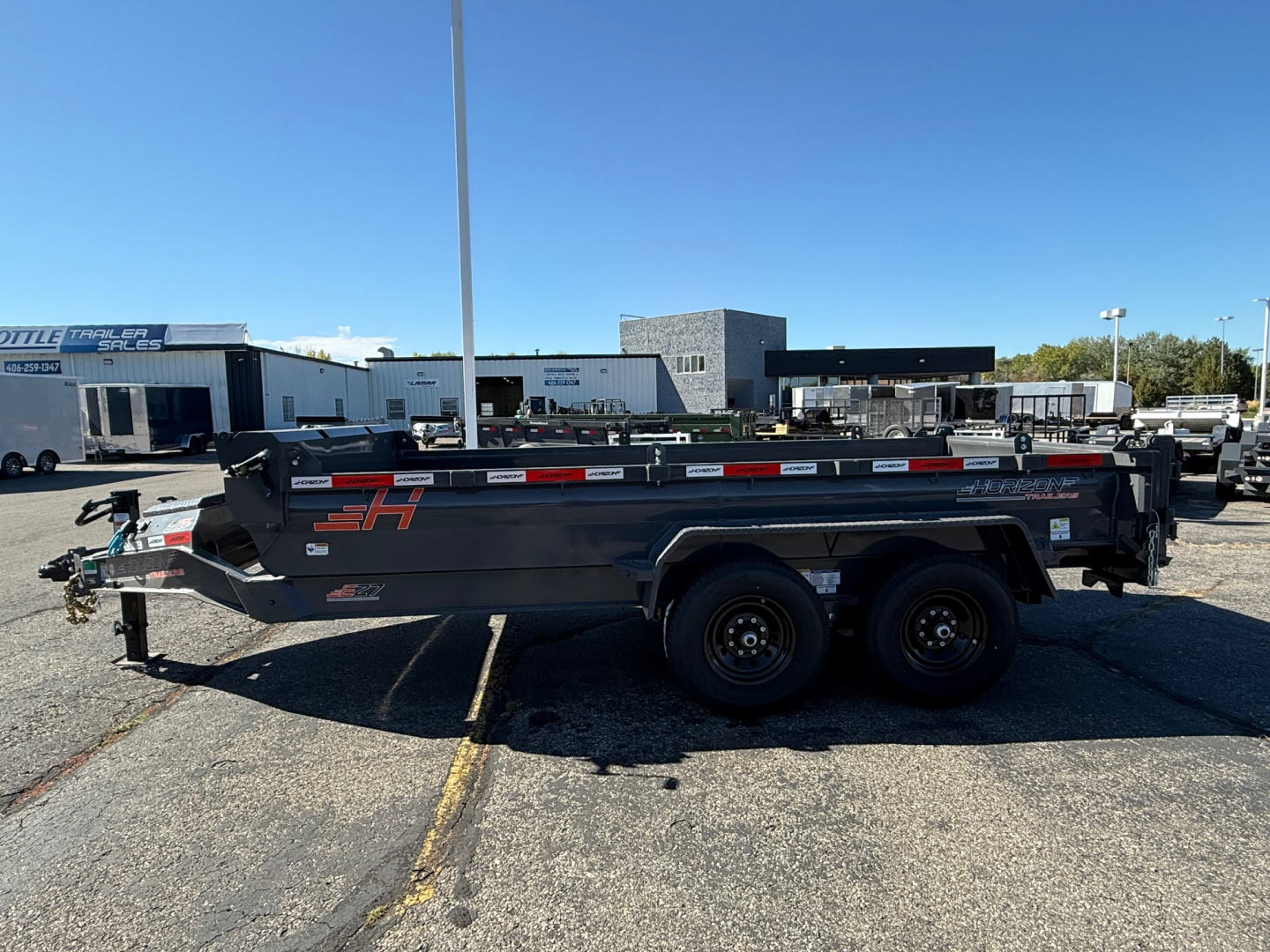 New 2026 Horizon Trailers 83X14 Dump Trailer