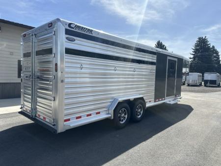 New 2027 Cimarron 24' Stock Combo Dual Man Door