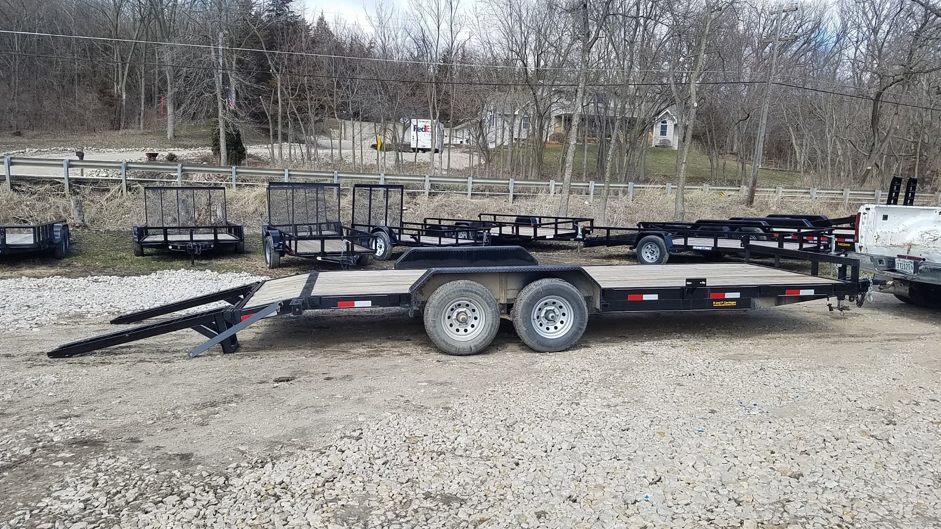 New 2026 MEB MEB 7x20 12K Equipment Trailer