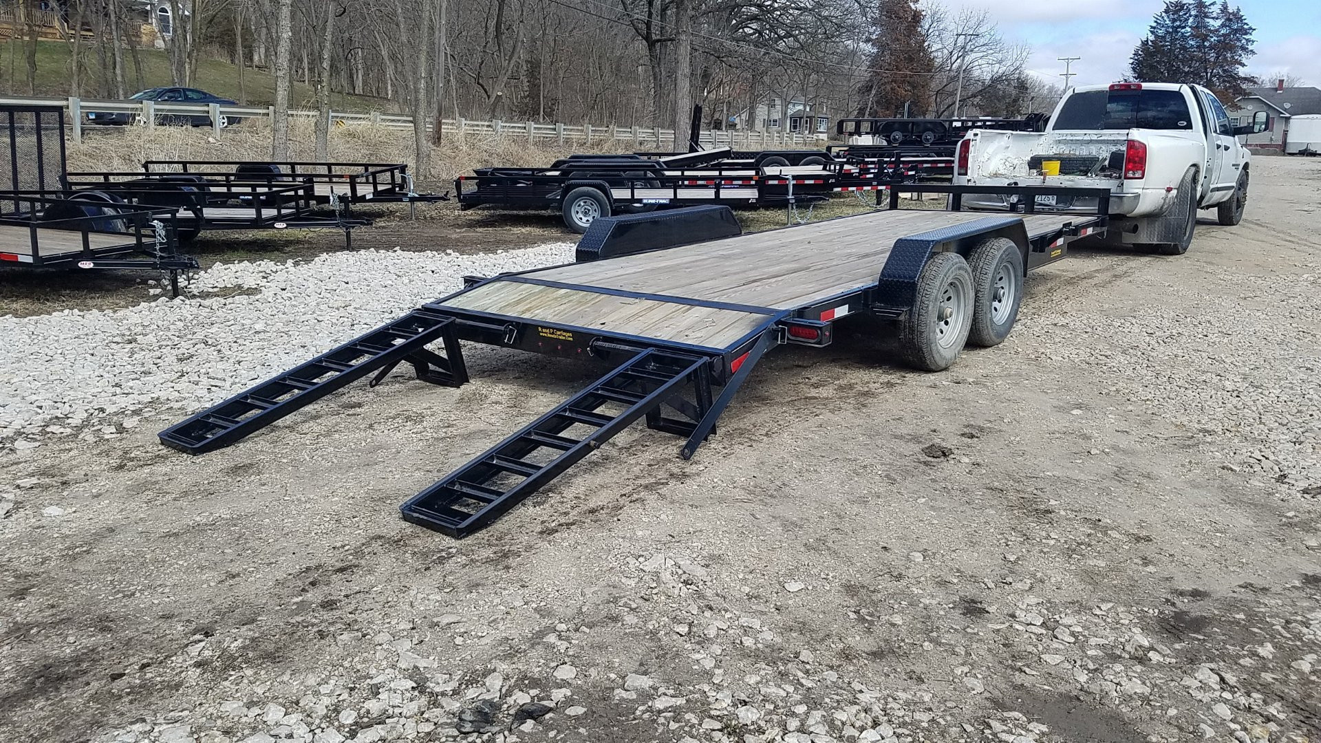 New 2026 MEB MEB 7x20 12K Equipment Trailer