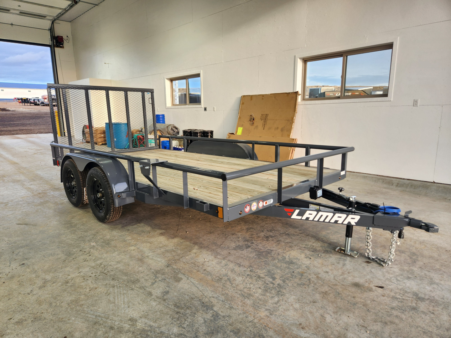 New 2025 Lamar 14' Utility Trailer 7K