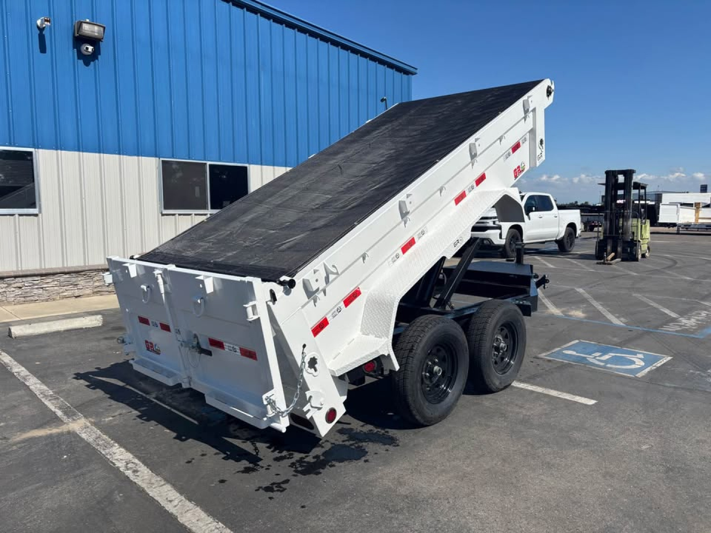 New 2026 GR 5'x10'x2' 6" I-Beam Low Profile Dump Trailer 7k
