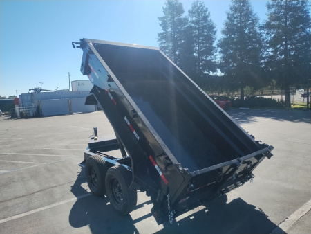 New 2025 GR 5'x10'x2' 8" I-Beam Low Profile Dump Trailer 7k