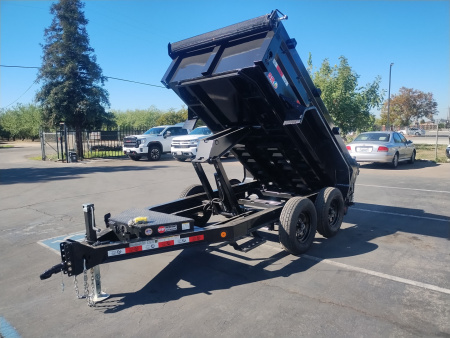 New 2025 GR 5'x10'x2' 8" I-Beam Low Profile Dump Trailer 7k