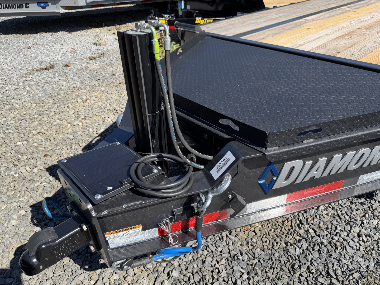 New 2026 Diamond C DET210 DECK OVER POWER TILT TRAILER 102” X24’ WIRELESS REMOTE HYDRO JACK