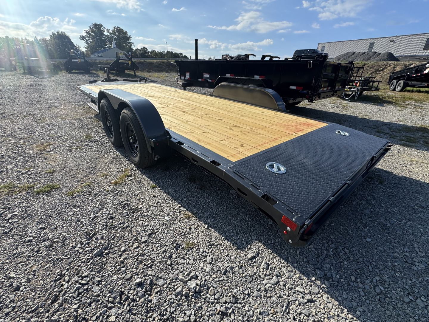 New 2026 Diamond C GTF 206 Car Hauler, REMOVABLE FENDERS, D-RINGS, SLIDE IN RAMPS