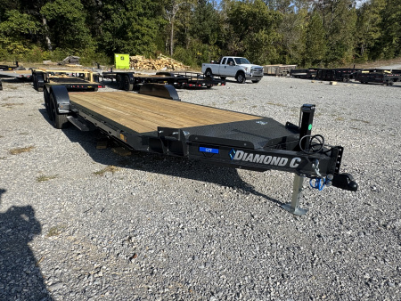 New 2026 Diamond C GTF 206 Car Hauler, REMOVABLE FENDERS, D-RINGS, SLIDE IN RAMPS