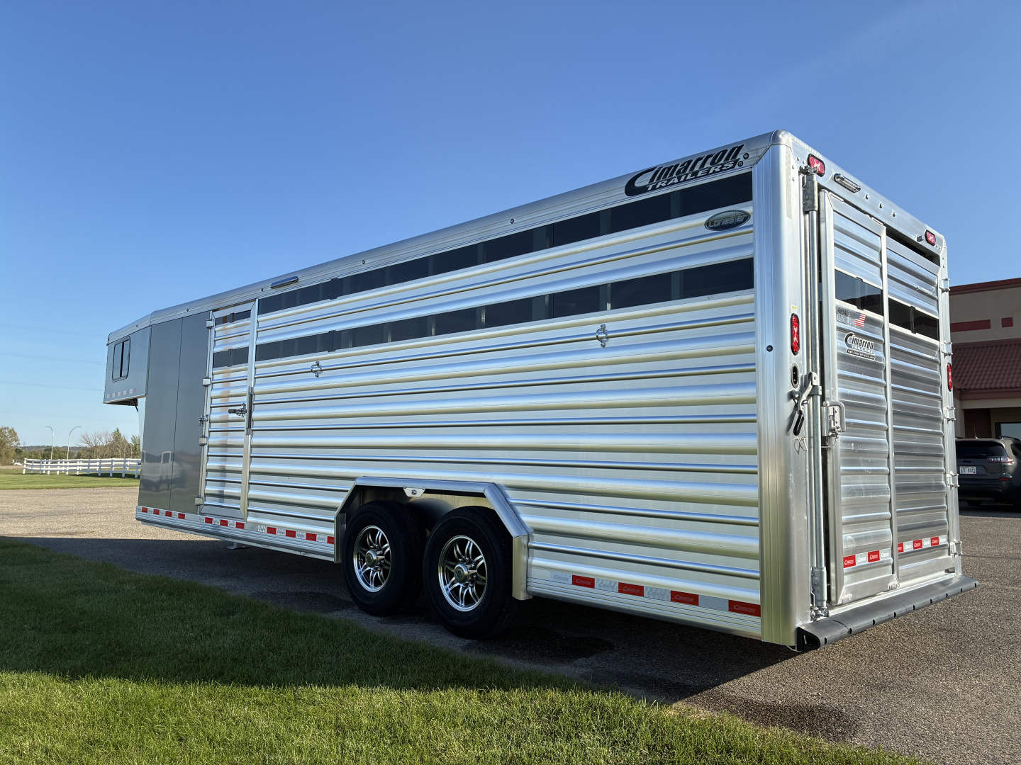 New 2026 Cimarron 8' x 24' Lonestar Stock/Combo Trailer