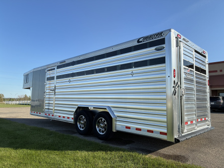 New 2026 Cimarron 8' x 24' Lonestar Stock/Combo Trailer