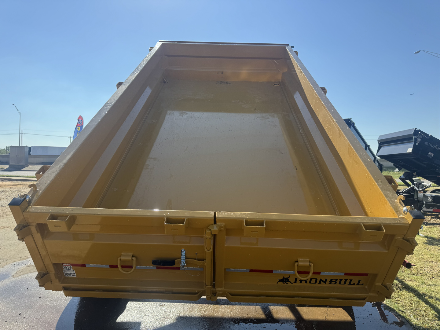 New 2026 Iron Bull 7x14 DTB Dump Trailer