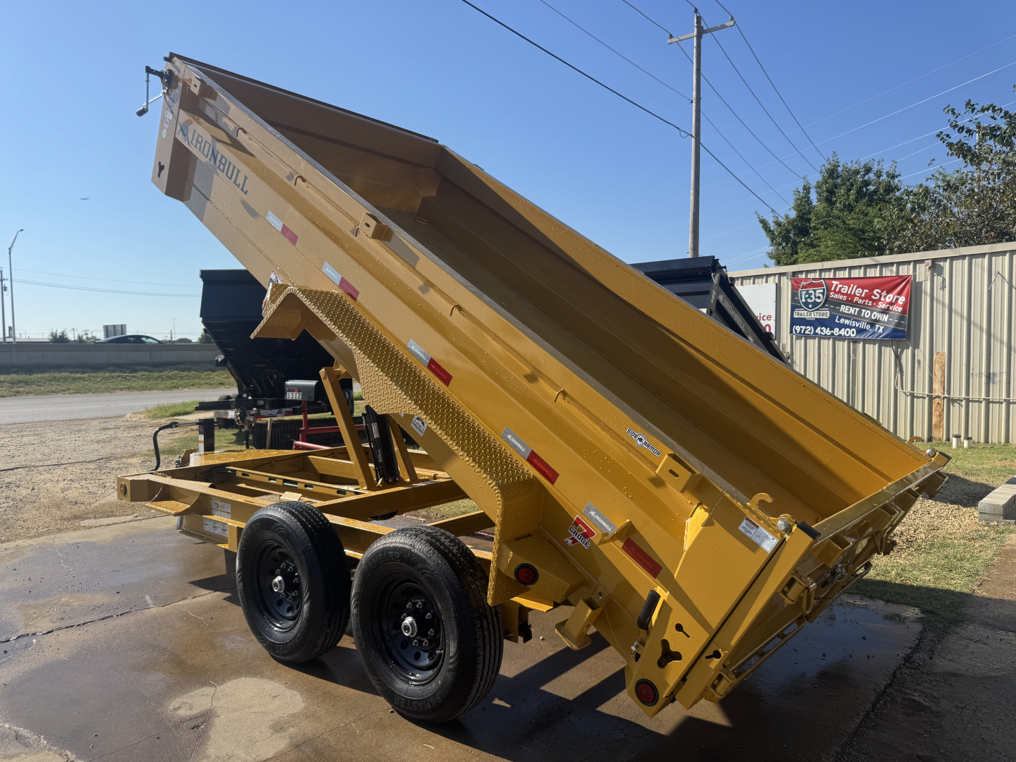 New 2026 Iron Bull 7x14 DTB Dump Trailer