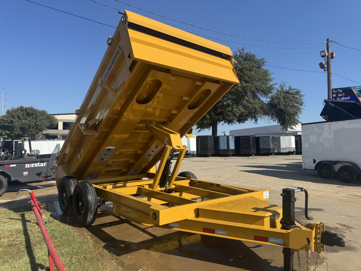 New 2026 Iron Bull 7x14 DTB Dump Trailer