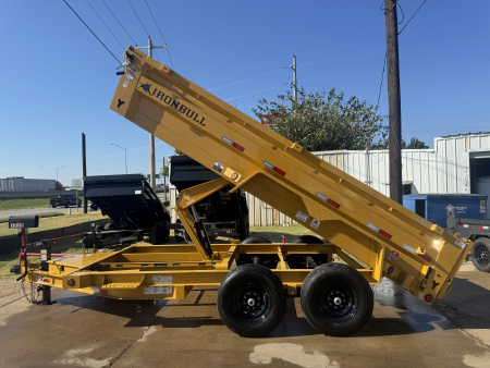 New 2026 Iron Bull 7x14 DTB Dump Trailer