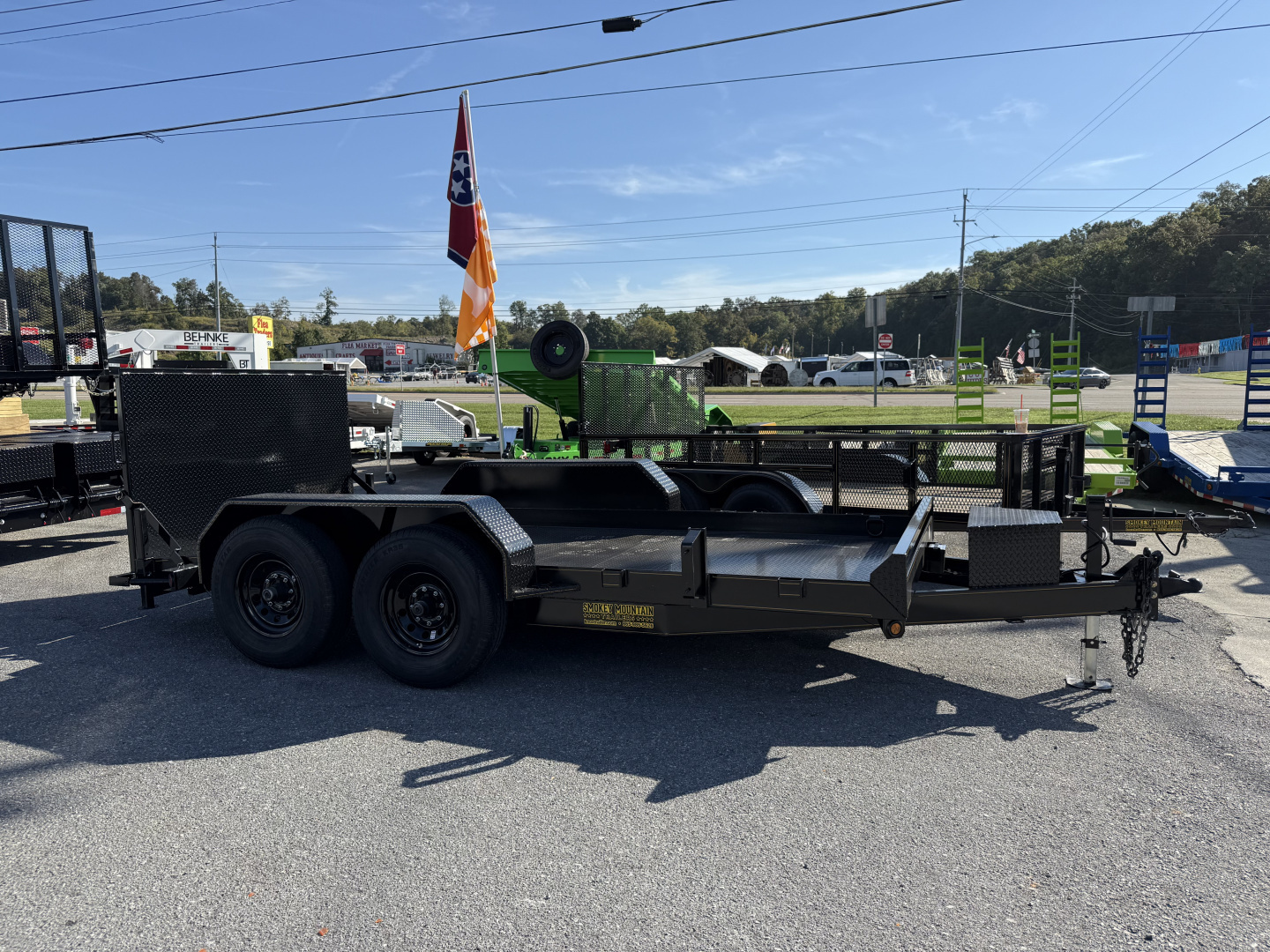 New 2026 P & T Trailers 14K 6.4X14 SCISSOR LIFT Equipment Trailer