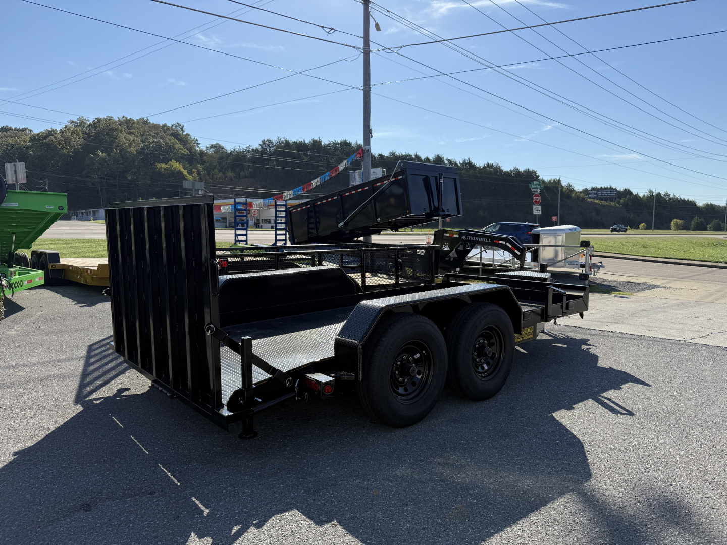 New 2026 P & T Trailers 14K 6.4X14 SCISSOR LIFT Equipment Trailer