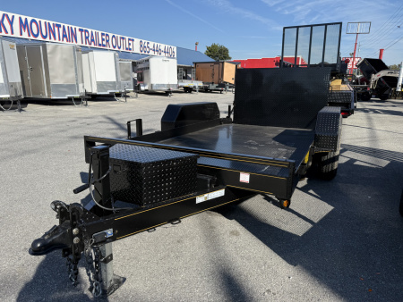 New 2026 P & T Trailers 14K 6.4X14 SCISSOR LIFT Equipment Trailer