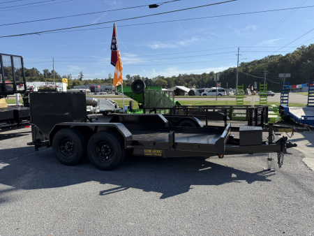 New 2026 P & T Trailers 14K 6.4X14 SCISSOR LIFT Equipment Trailer