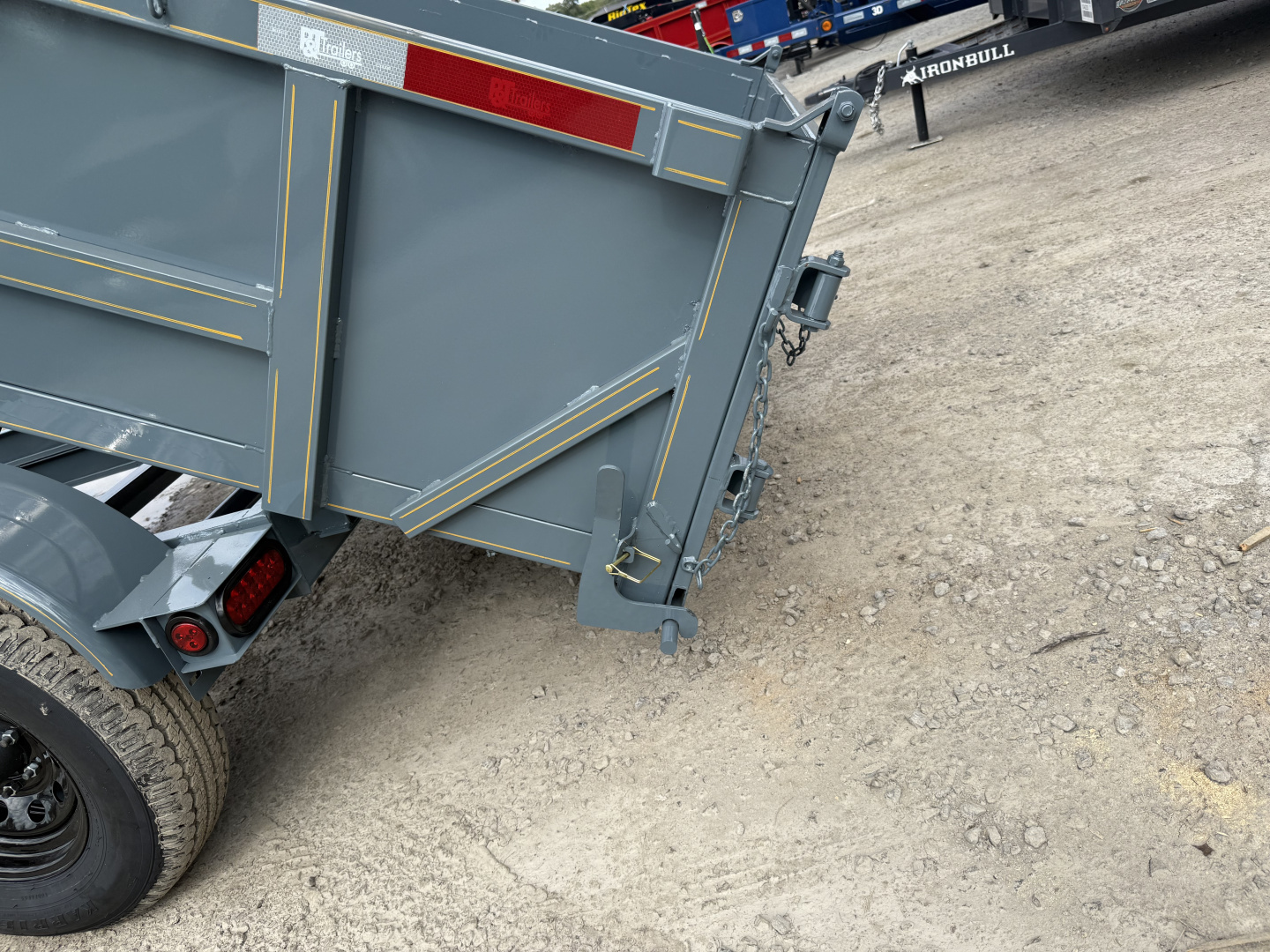 New 2026 P & T Trailers 5.2K 5X10 DUMP SPREAD GATE 7K JACK Dump Trailer