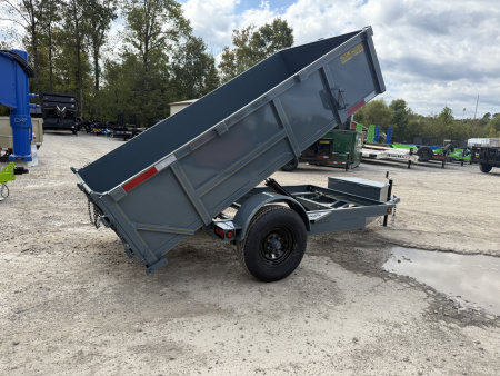 New 2026 P & T Trailers 5.2K 5X10 DUMP SPREAD GATE 7K JACK Dump Trailer