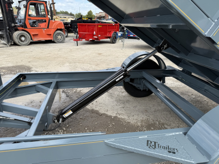 New 2026 P & T Trailers 5.2K 5X10 DUMP SPREAD GATE 7K JACK Dump Trailer